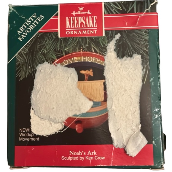 1991 Hallmark Keepsake Noah's Ark Christmas Tree Ornament - QX4867 - Picture 2 of 3